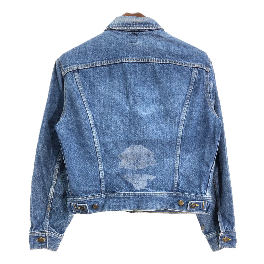 80s Lee カナダ製 リー 101-J デニムトラッカージャケット ブルー Lee」 デニムジャケット S ブルー メンズ 80年代 カナダ製 Lee