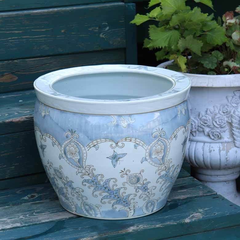 水鉢 特大 芭蕉 13号 睡蓮鉢 火鉢 水連鉢 和モダン ビオトープ 水鉢 大型 芭蕉 13号 睡蓮鉢 火鉢 水連鉢 和モダン ビオトープ - メルカリ