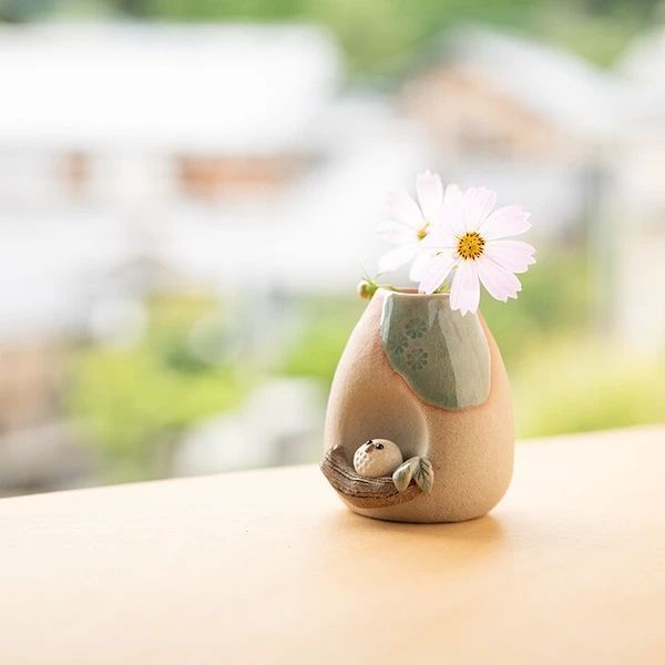 花瓶 心地よし 信楽焼