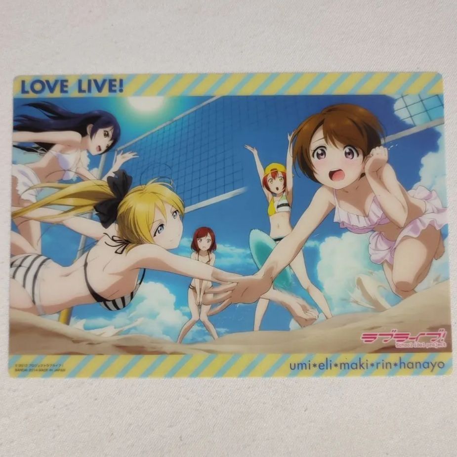 ラブライブ! μ's 水着 ジャンボカードダス ビジュアルアート