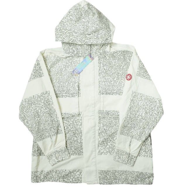 新品 C.E シーイー BLOCK NOISE COTTON JACKET ブロックノイズ モッズコート CES12JK03 L WHITE CAV EMPT WARM PARKA ジャケット 新品 C.E シーイー BLOCK NOISE COTTON JACKET ブロックノイズ モッズ