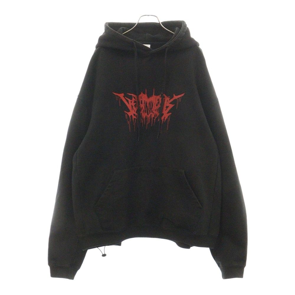 VETEMENTS (ヴェトモン) 17AW Metal Logo Hoodie メタル ロゴプリント 