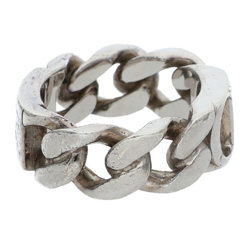 CDアイコンチェーンシルバーリング