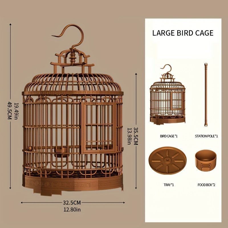 新品】アイアンケージ 鳥かご バードキャリー IRCGTT-15