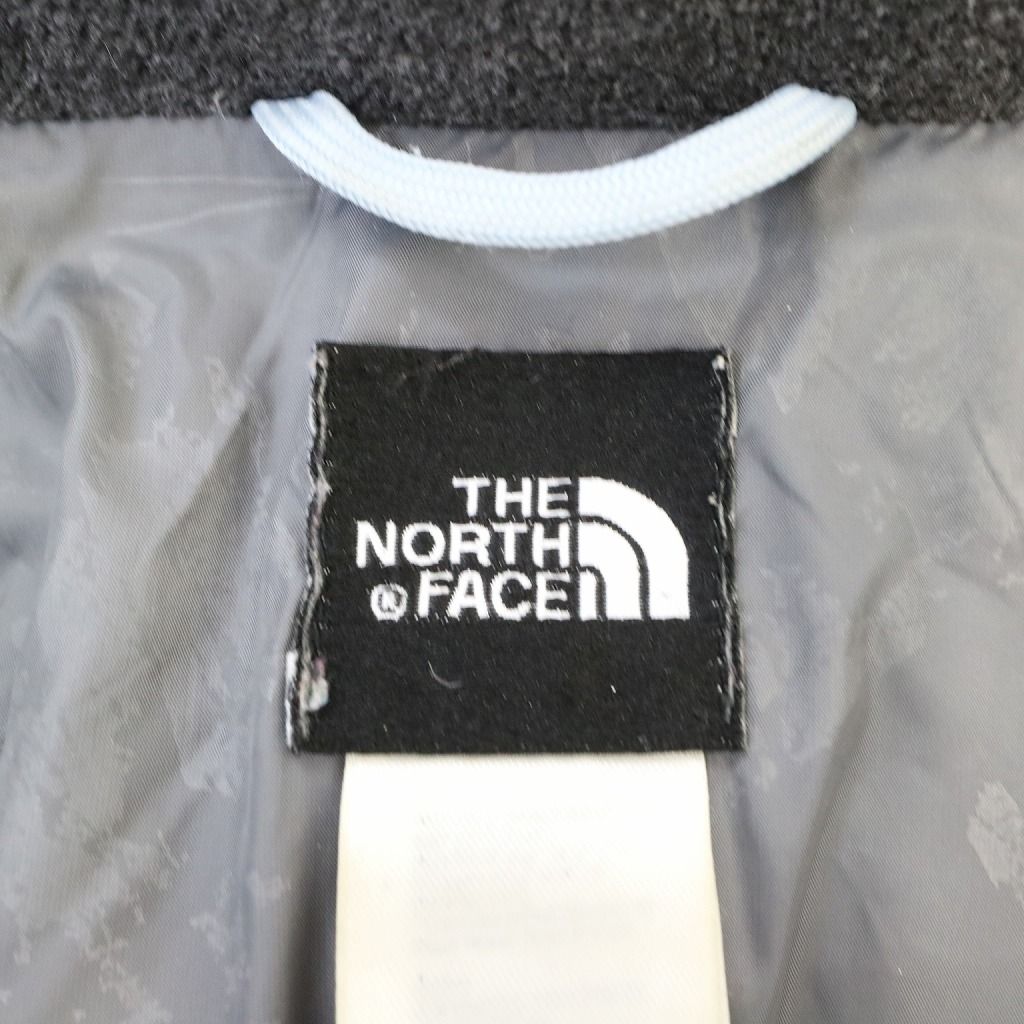 THE NORTH FACE ノースフェイス ダウンジャケット 刺繍 スキーウェア アウトドア アウター ブラック (レディース S) 中古 古着  O7721
