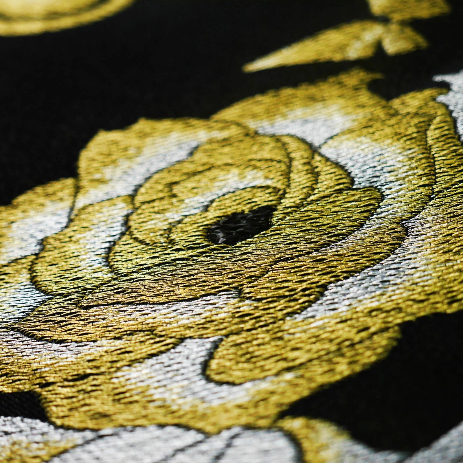 シルバー 袋帯 金色模様 金柄 結婚式など 礼装用用袋帯 | 染匠