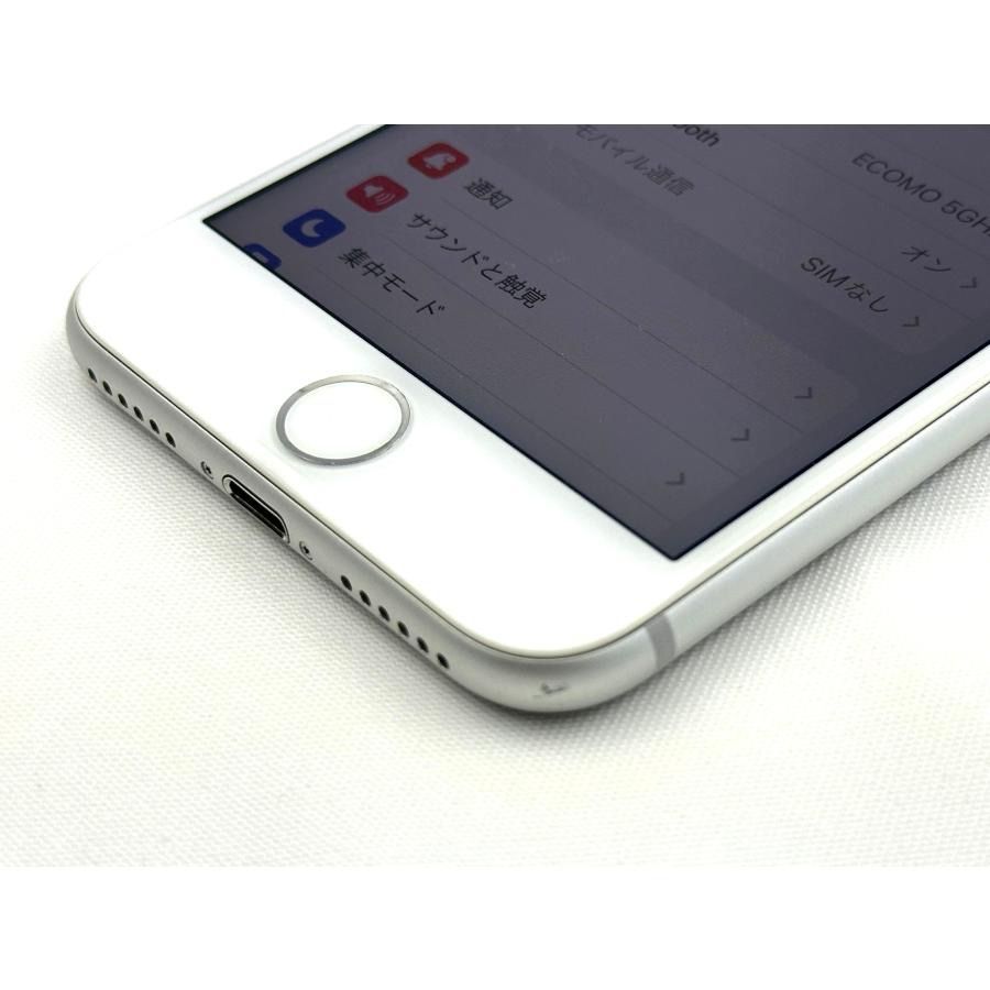 バッテリー新品 Apple iPhone8 64GB シルバー 大容量 電池 交換済み