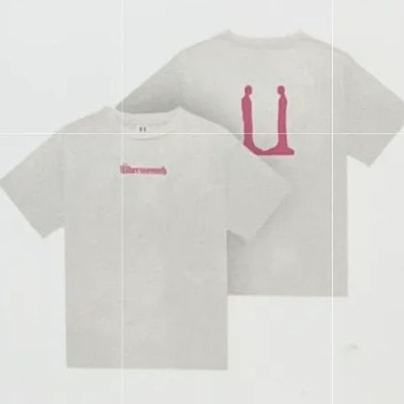 新品G-DRAGON Übermensch Tシャツ半袖XLサイズホワイトピンク 新品G-DRAGON Übermensch Tシャツ半袖XLサイズホワイトピンク