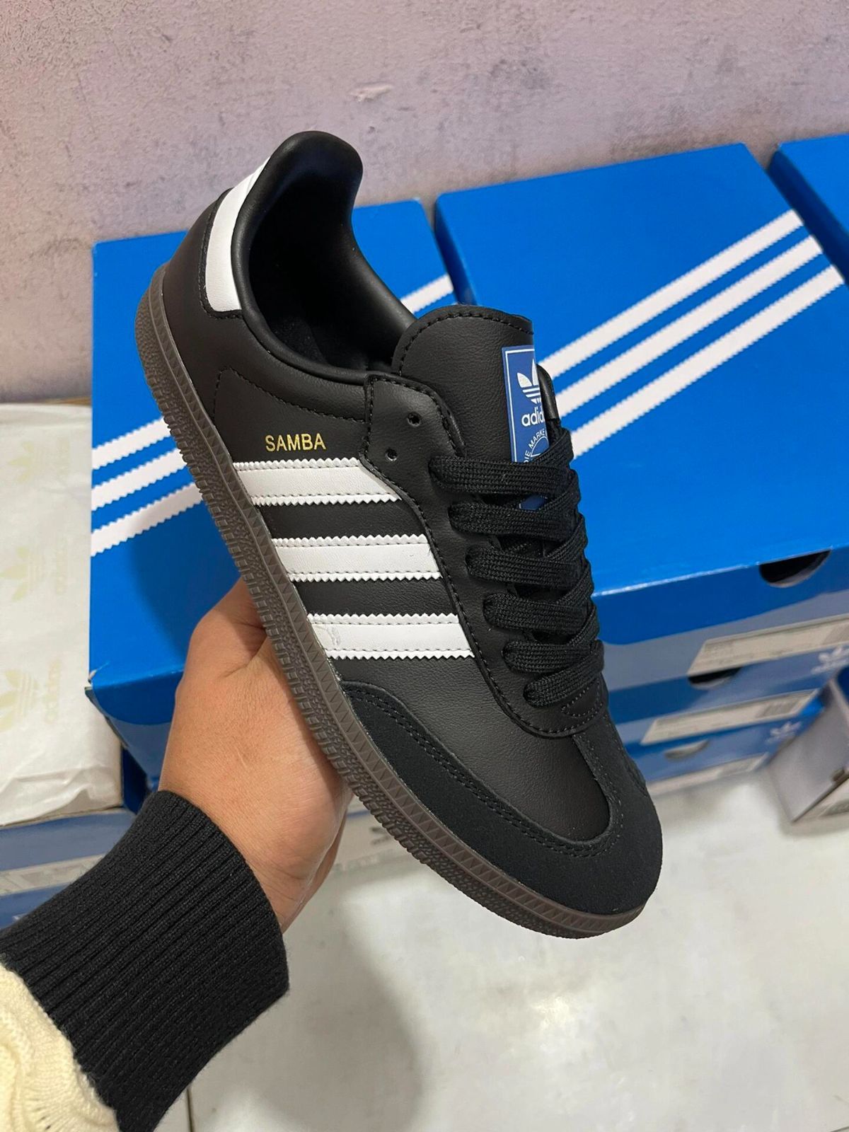 新品未使用 adidasアディダス サンバ Samba OG ブラック White Gum Adidas Originals Samba black 男女兼用