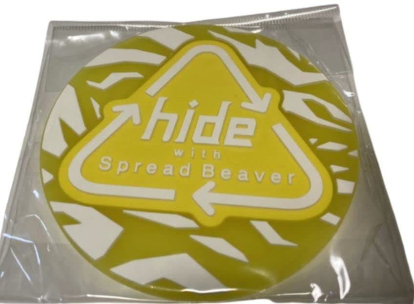 hide（X JAPAN）2021 The 23rd Memorial PSYCHOVISION hide MUSEUM Since 2000 公式グッズ ラバーコースター【イエロー】