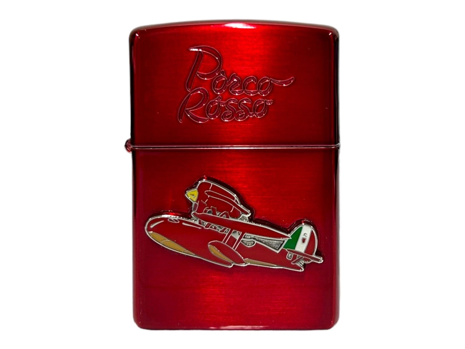 zippo (ジッポー) 紅の豚 ポルコロッソ スタジオジブリ 22年製 オイルライター レッド 赤 雑貨/025 - メルカリ