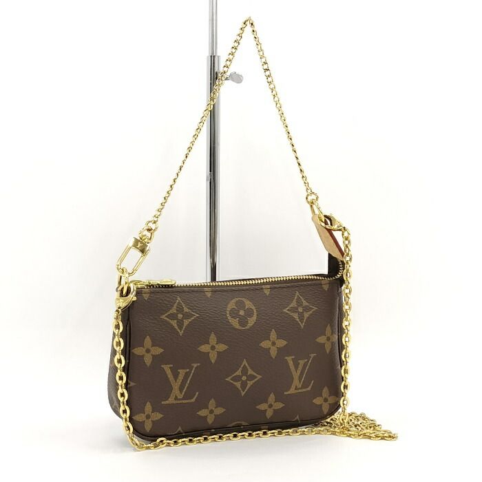 LOUIS VUITTON ミニ ポシェット アクセソワール 2WAY チェーン ショルダーバッグ アクセサリーポーチ モノグラム M82510 -  メルカリ