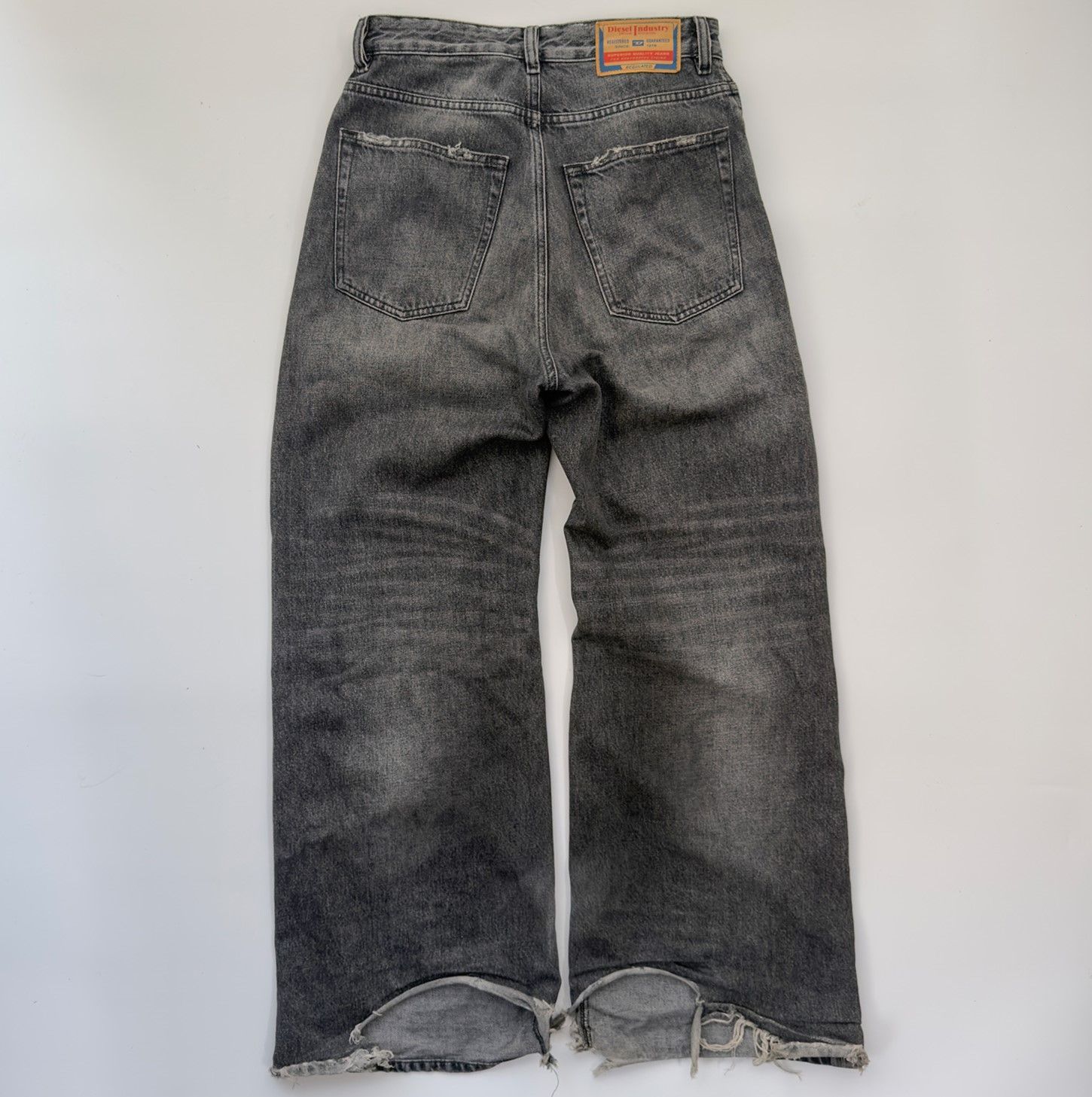 DIESEL ディーゼル 1996 D-SIRE クラッシュ加工 ルーズフィットデニム ジーンズ サイズW23 L30 古着