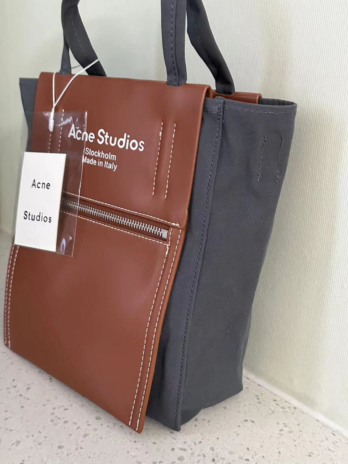 Acne Studios アクネストゥディオズ 2way グローサリーバッグ ブラウン  