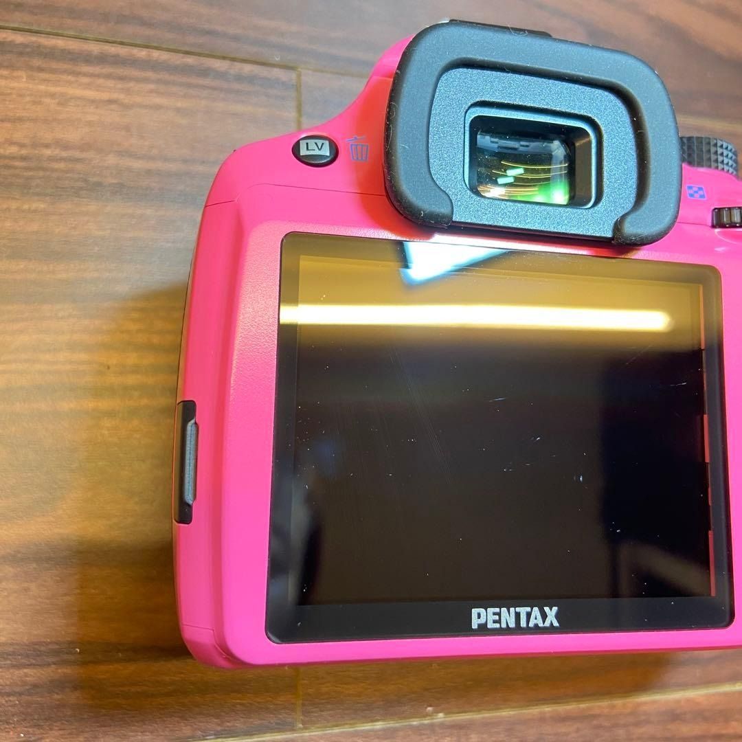 PENTAX K-50 ダブルズームキット ピンク ほぼ新品 4644 PENTAX K-50