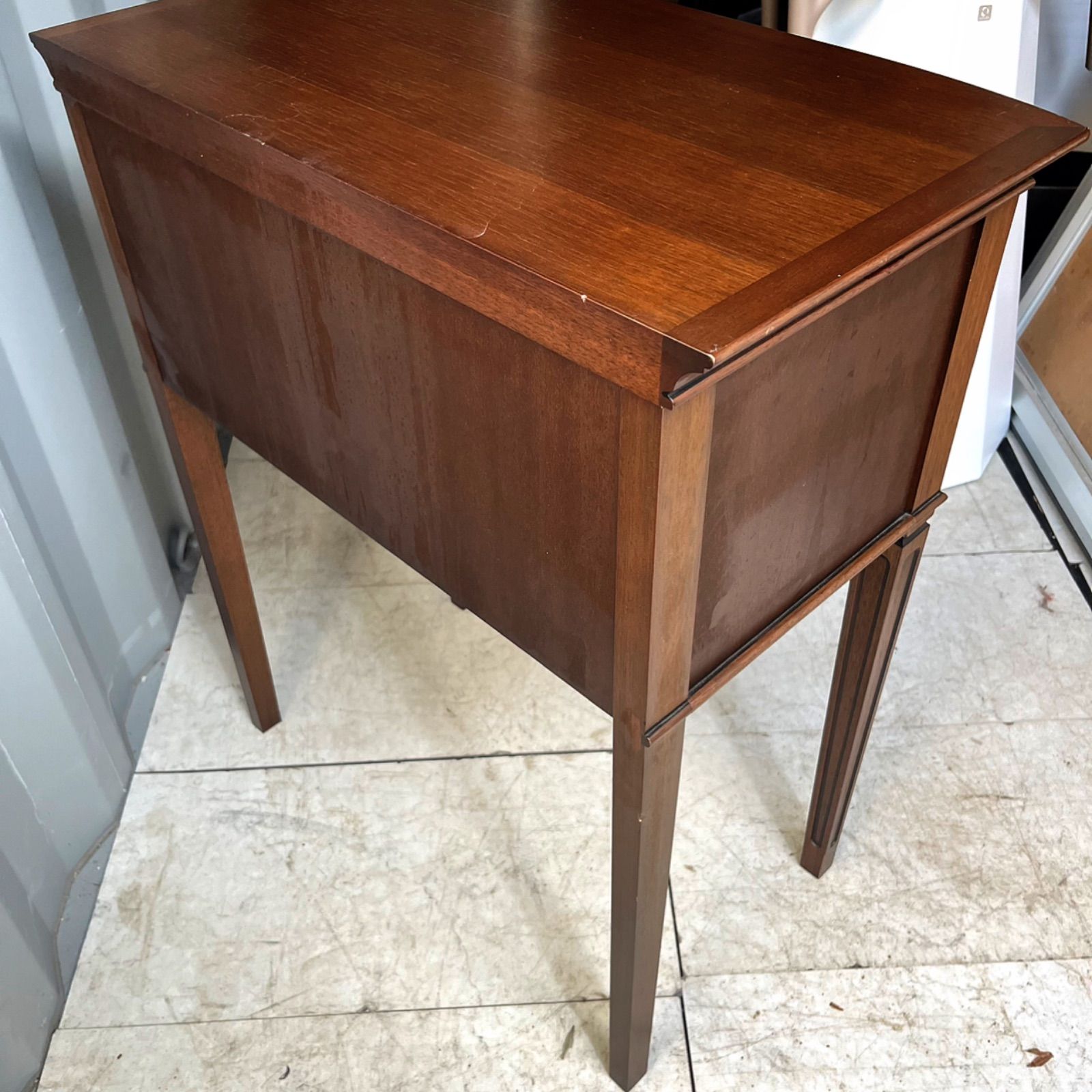 マルニ木工 木製 引き出し付きコンソールテーブル ビンテージ 【楽天