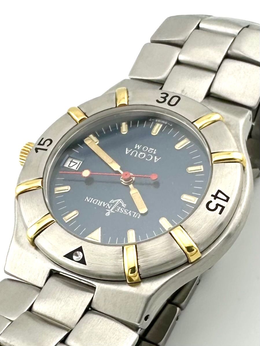 Ulysse Nardin ユリスナルダン アクア デイト クォーツ 楽天市場】ULYSSE NARDIN ユリスナルダン ACQUA アクア