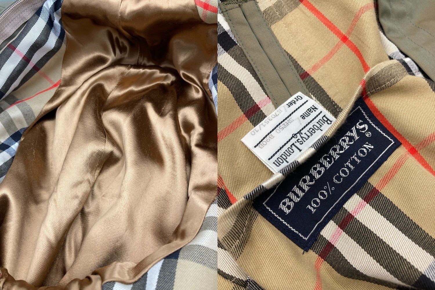 Burberrys バーバリーズ イングランド製 ステンカラーコート カーキ