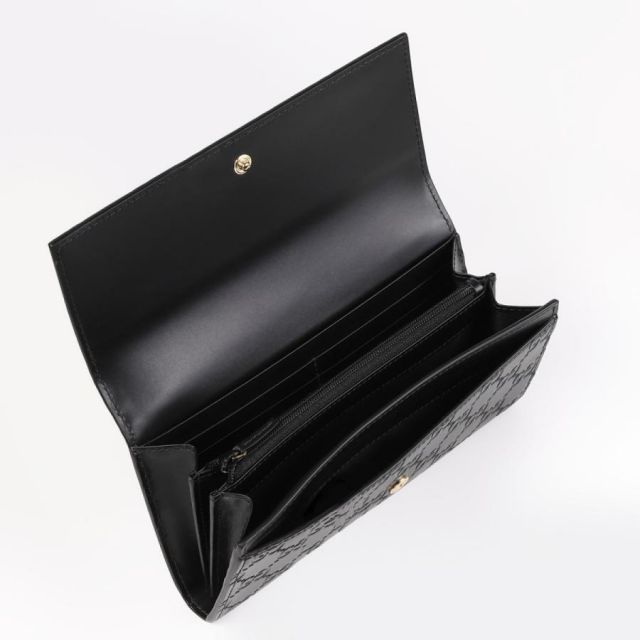 グッチ 財布 GUCCI 二つ折り長財布 779785 CWC1G 1000 ブラック