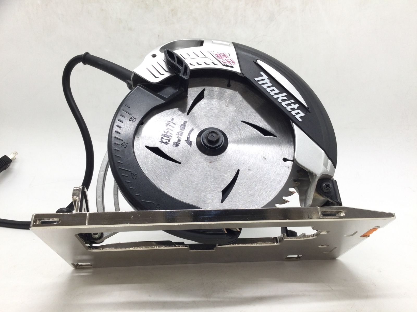 165mm電子マルノコアルミベース白