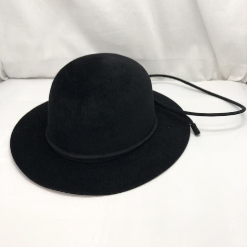 Hermes ウールフェルト ハット 57 黒 エルメス 91