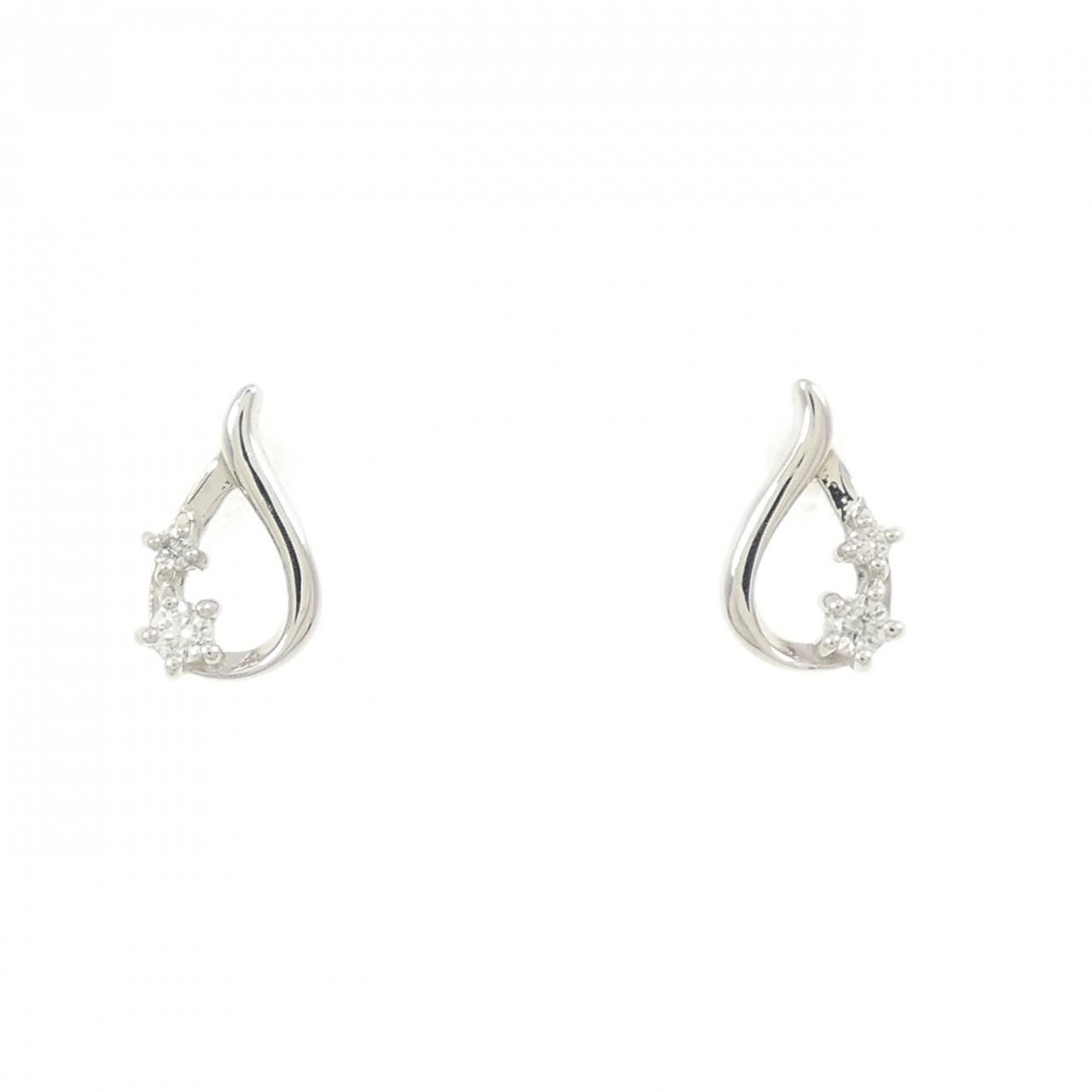 PT ダイヤモンド ピアス 0.04CT