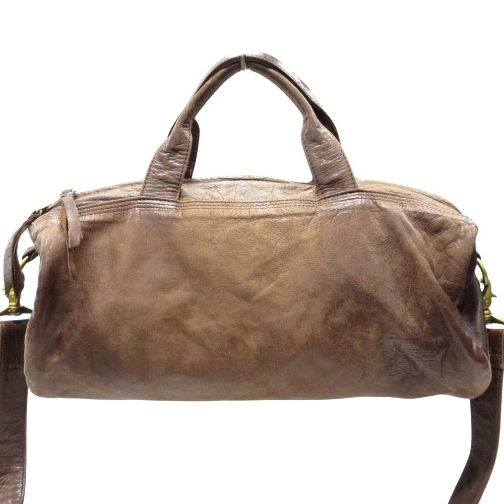 美品✨porter ポーター　ミニボストン　フランク　レザー 2way ブラウン PORTER ポーター 吉田カバン FRANK フランク 2way レザー ミニ
