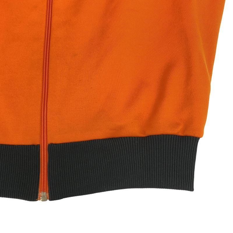 中古】80s adidas トラックジャケット サイズ2号 オレンジ 背中汚れ有