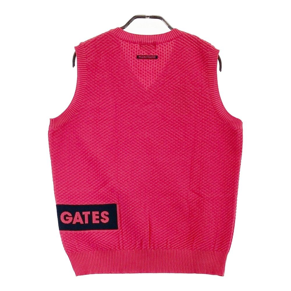 サイズ：2 PEARLY GATES パーリーゲイツ Vネック ニットベスト