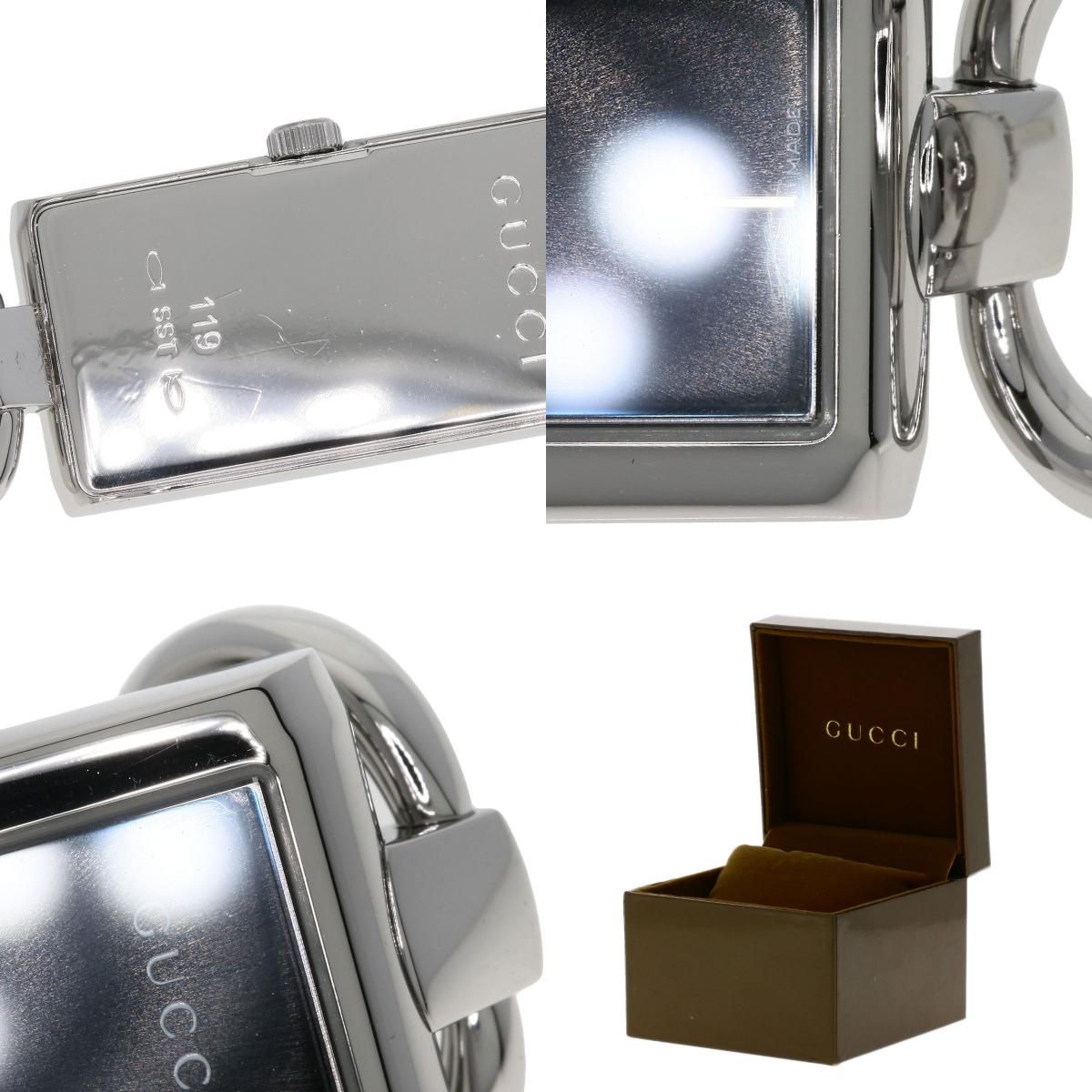 GUCCI グッチ YA119 スクエアフェイス 腕時計 SS SS レディース WWW_MORNINGWALKER_COM