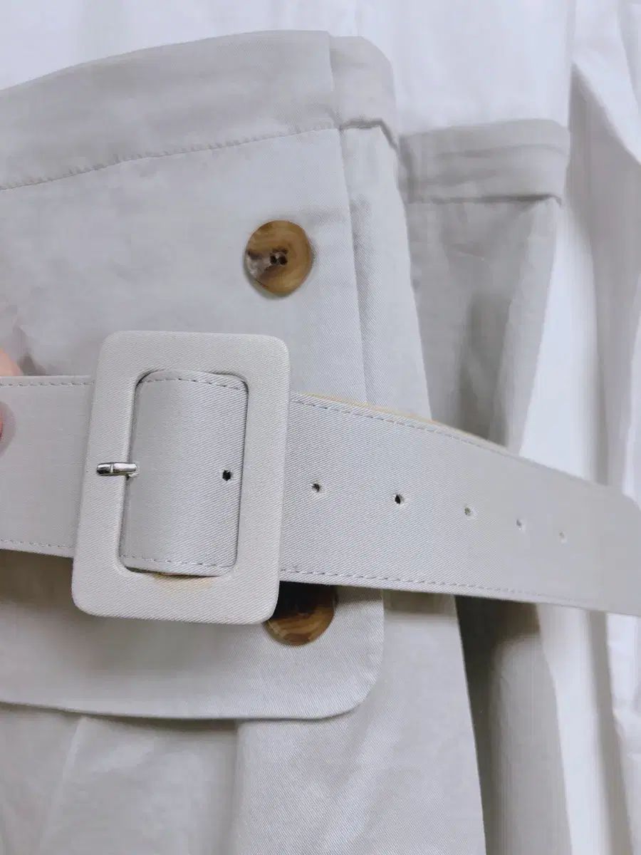 トレンチシャツワンピース