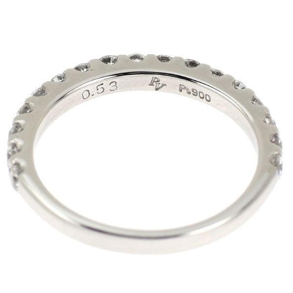 ポンテヴェキオ Pt900 ダイヤモンド リング 0.53ct ハーフエタニティ - メルカリ