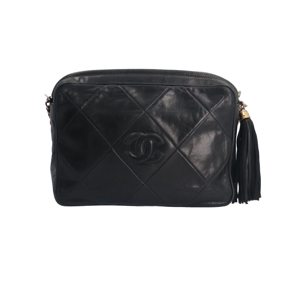 シャネル マトラッセ ココマーク ショルダーバッグ レザー