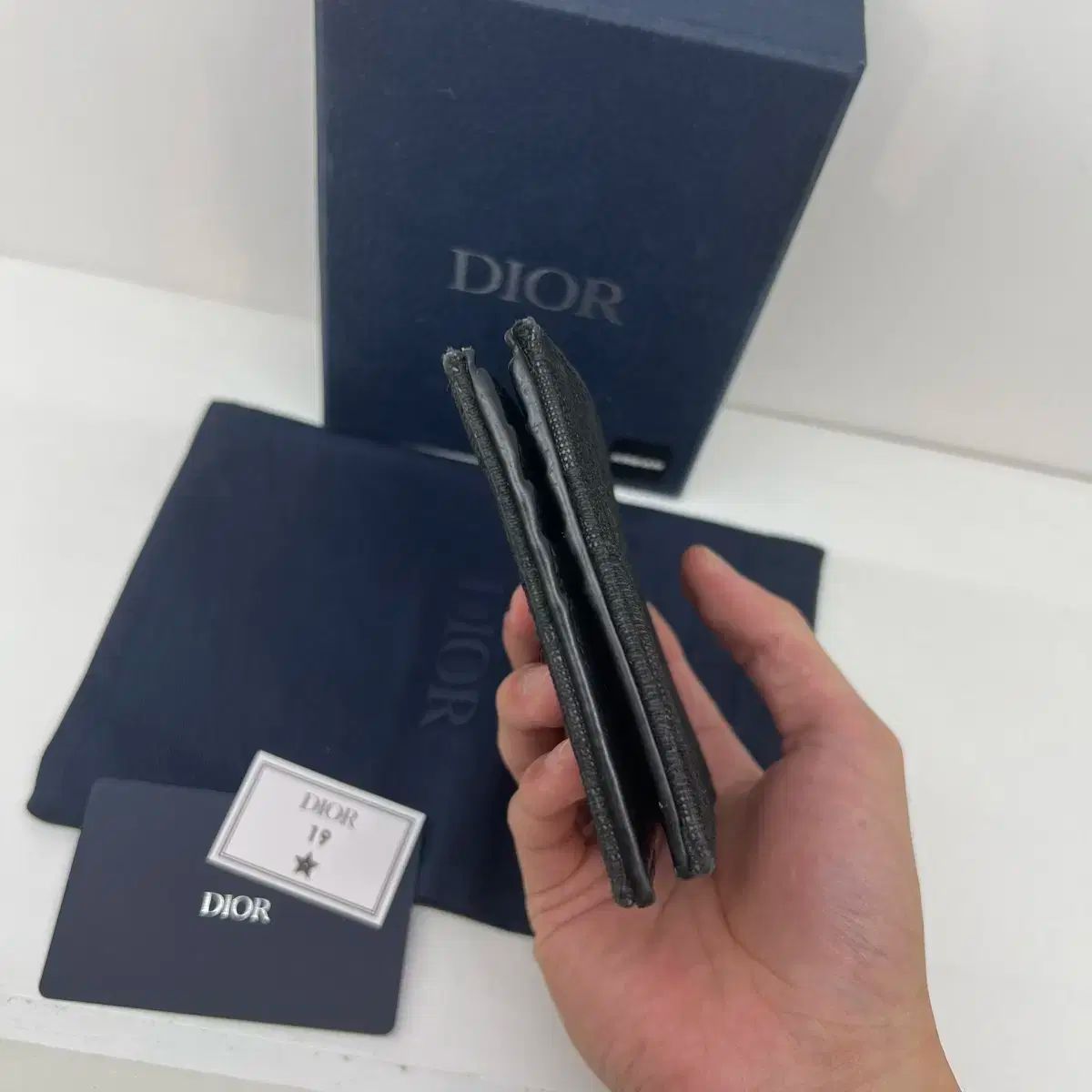 【付属品完備】ディオール　オブリーク　財布 付属品完備 ／ Dior(ディオール) オブリーク 二つ折り財布