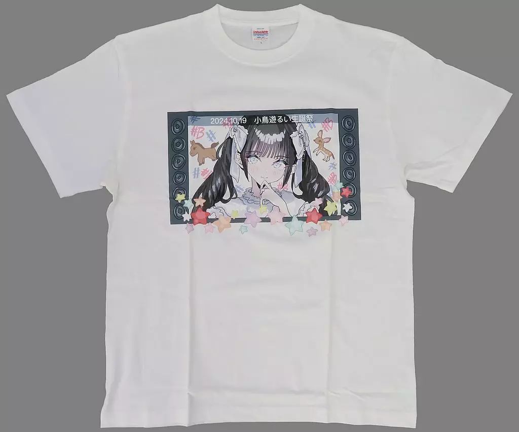 中古】Tシャツ 小鳥遊るい(#ババババンビ) 生誕Tシャツ ホワイト