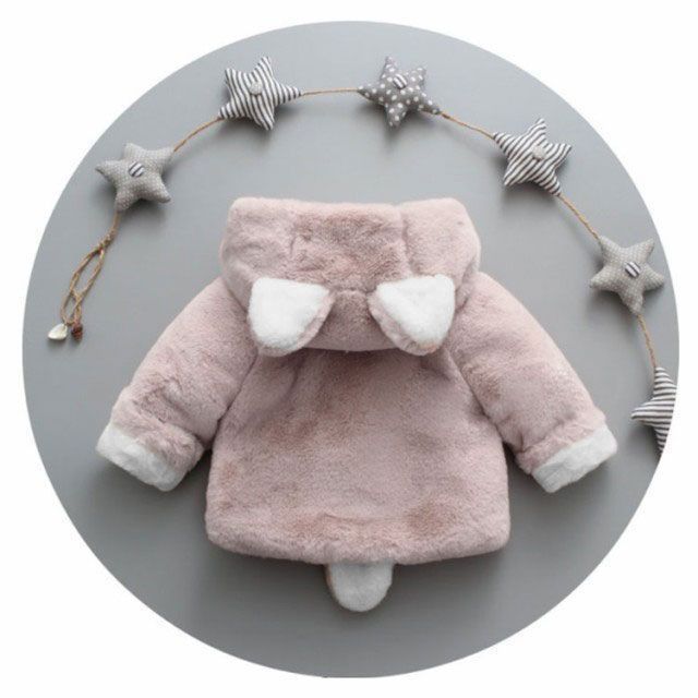 ベビー服 コート 子供服 フード付き 男の子 女の子 ジャケット アウター おしゃれ 防寒 耳付き ふわふわ もこもこ 赤ちゃん 暖かい 厚手 無地 防風 秋冬 保温 幼児 長袖 70 80 lqc402 WWW_OLIVIERBERNSTEIN_COM