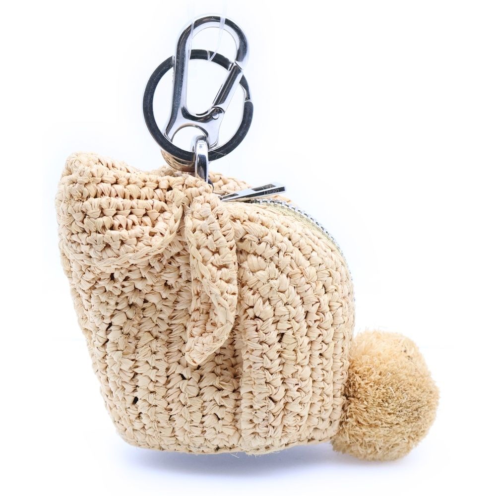 美品 LOEWE ロエベ バニーチャーム レッド うさぎ ラビット コイン