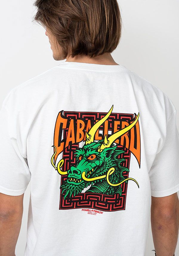 激レア】 90s キャバレロ サイン入り パウエル powell Tシャツ 【公式 