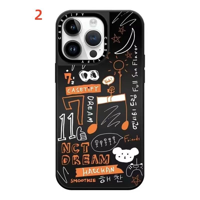 ミラー  iPhoneケース  CASETiFY×NCT DREAM スマホケース  耐衝撃iPhone12 iPhone15 iPhone14 iPhone15 pro Max 多機種対応 ファッション  プレゼント