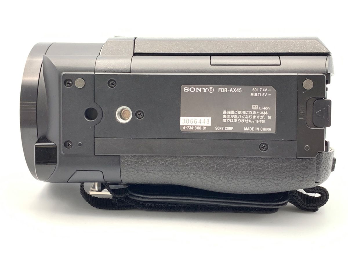  並品 ソニー デジタル4 Kビデオカメラレコーダー FDR AX 45 B ブラック ビデオカメラ本体 ビデオカメラ