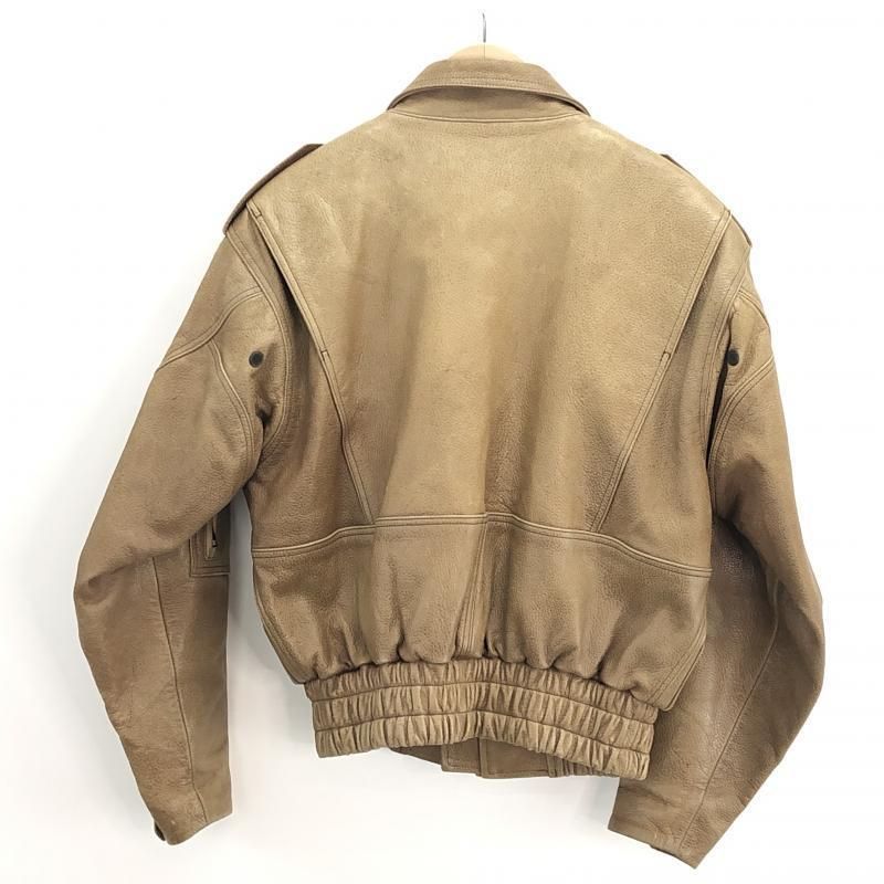 中古】KUSHITANI レザージャケット ブラウン クシタニ 牛革[10] - メルカリ
