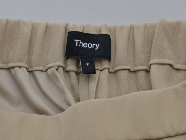 セオリー Theory パンツ WIDE PULL ON GB/CLASSIC CREPE Pサイズ ベージュ レディース u_s F-M13033