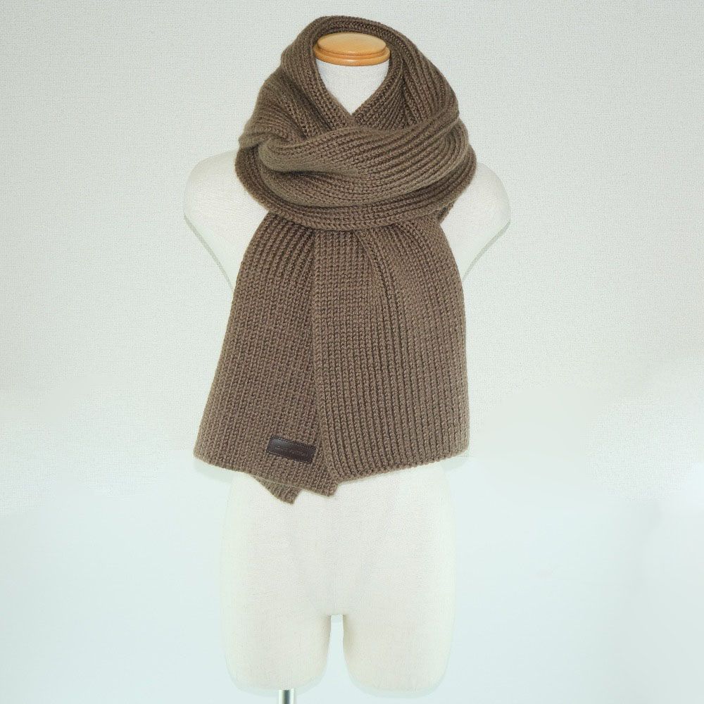 LOUIS VUITTON】ルイ・ヴィトン ウール×モヘア 茶 ユニセックス