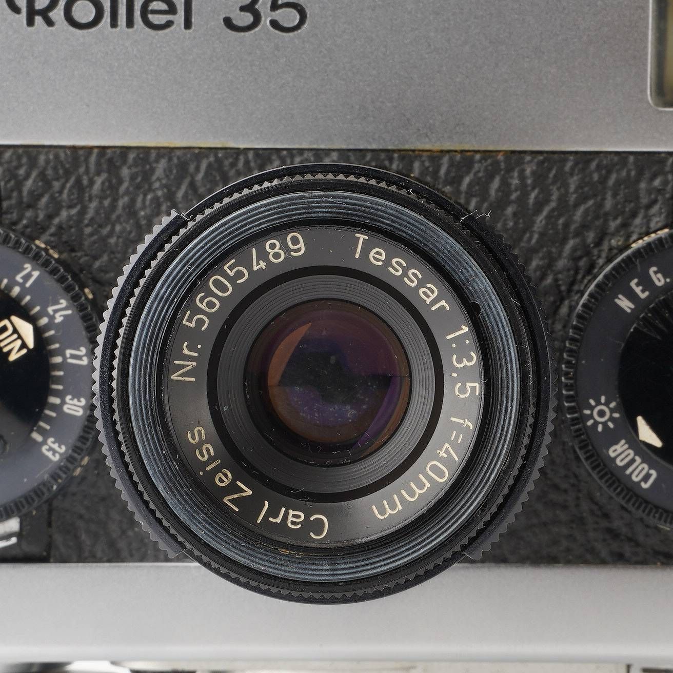 ☆完動品☆ Rollei 35 Tessar 40mm F3.5 黒 8172 ローライ Rollei 35 / Cari Zeiss Tesser 40mm F3.5 ローライ Rollei