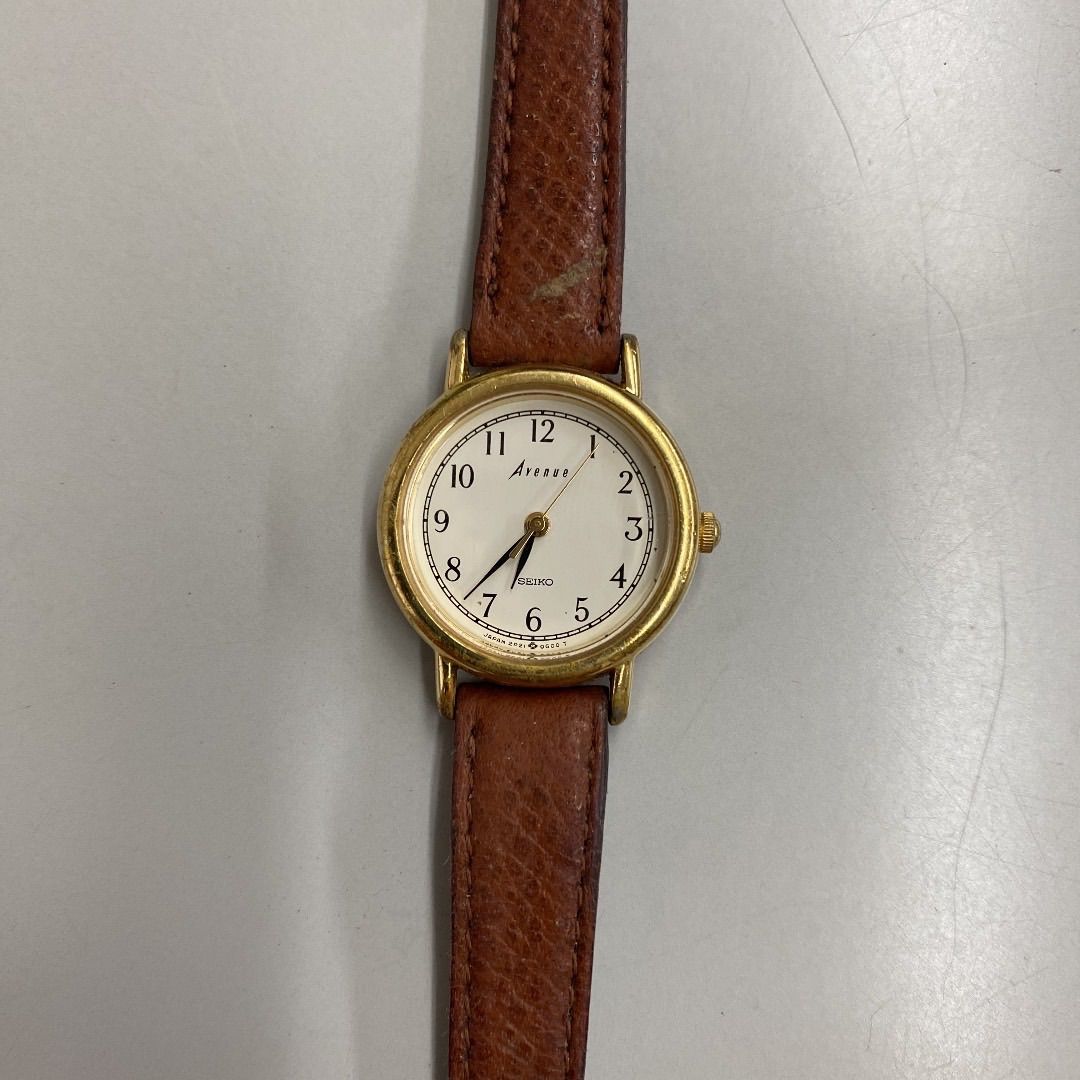 SEIKO セイコー アベニュー ムーンフェイス 新品ベルト付き SEIKO セイコー アベニュー ムーンフェイズ レディース 時計 未