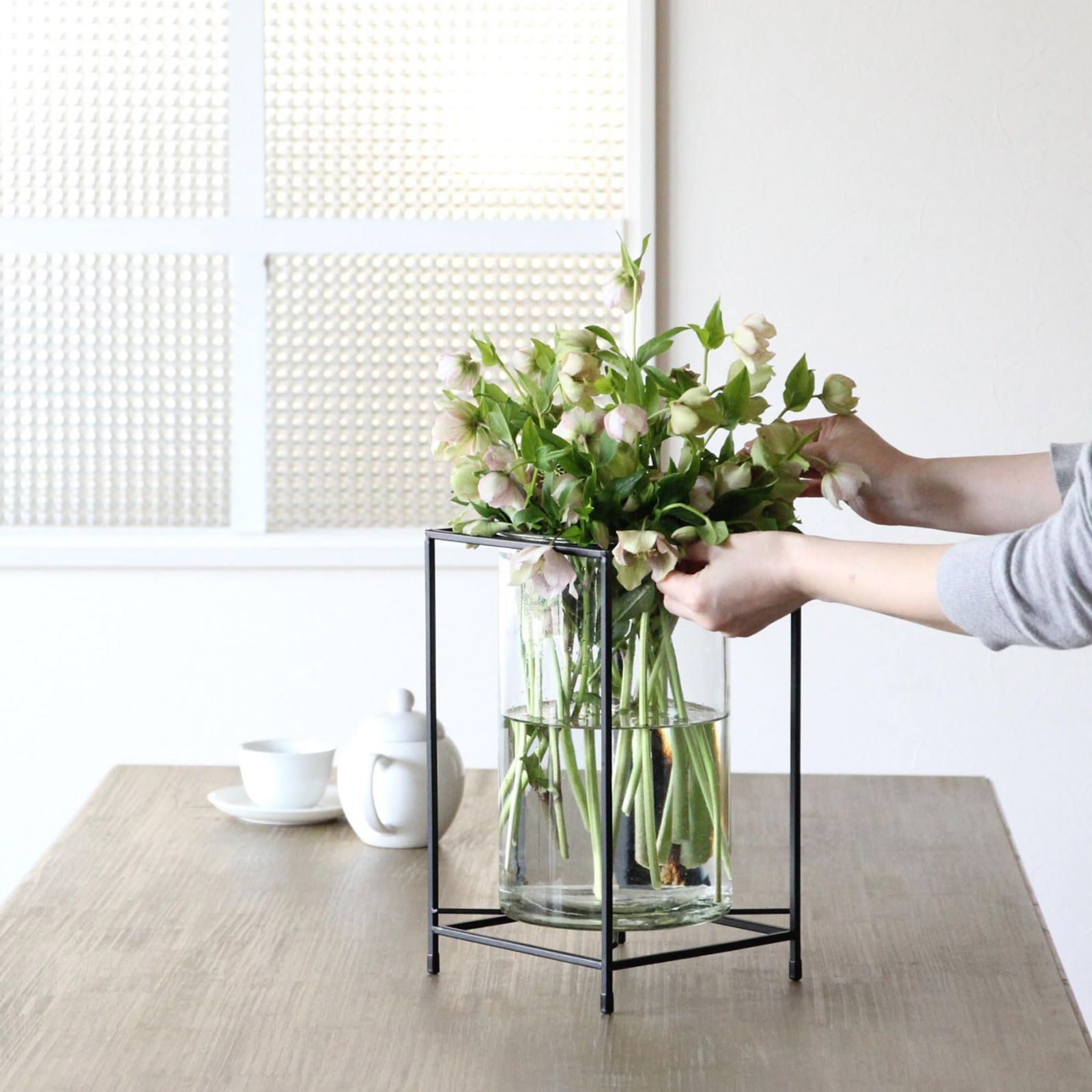 SPICE OF LIFE(スパイス) 花瓶 アイアンスタンド フラワーベース