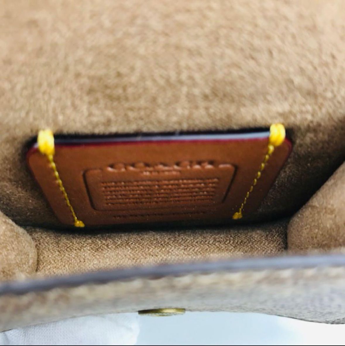 極美品☆COACH・コーチ ミニ ビート バッグ チャーム ウィズ ホース