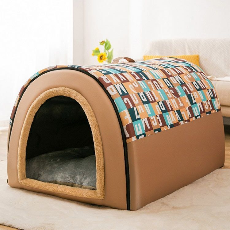 犬ベッド 犬ハウス 犬小屋 犬のハウス 猫ハウス 猫ベッド 室内 ペットベッド ドーム型 小型犬 犬猫兼用 ふわふわ 柔らかい お洒落 両用 折りたたみ 2way ペット ベッド 猫 ハウス 冬用 猫#lj7313