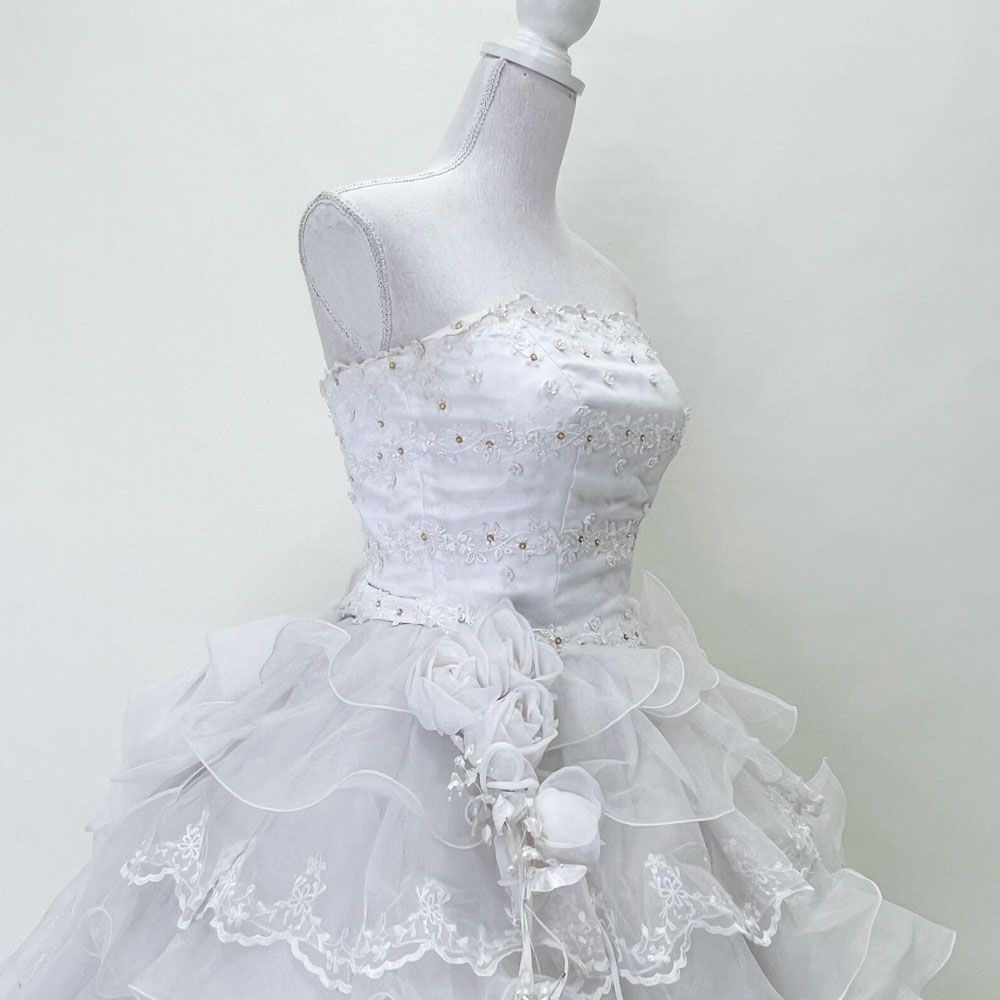 中古 ウェディングドレス Aya na ture／アヤナチュール オフホワイト