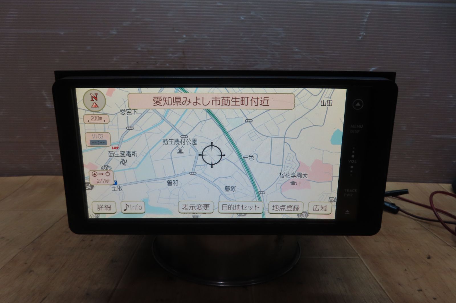 ☆保証付動作☆トヨタ純正 NSDD-W61 SDナビ メモリーナビ DVD CD